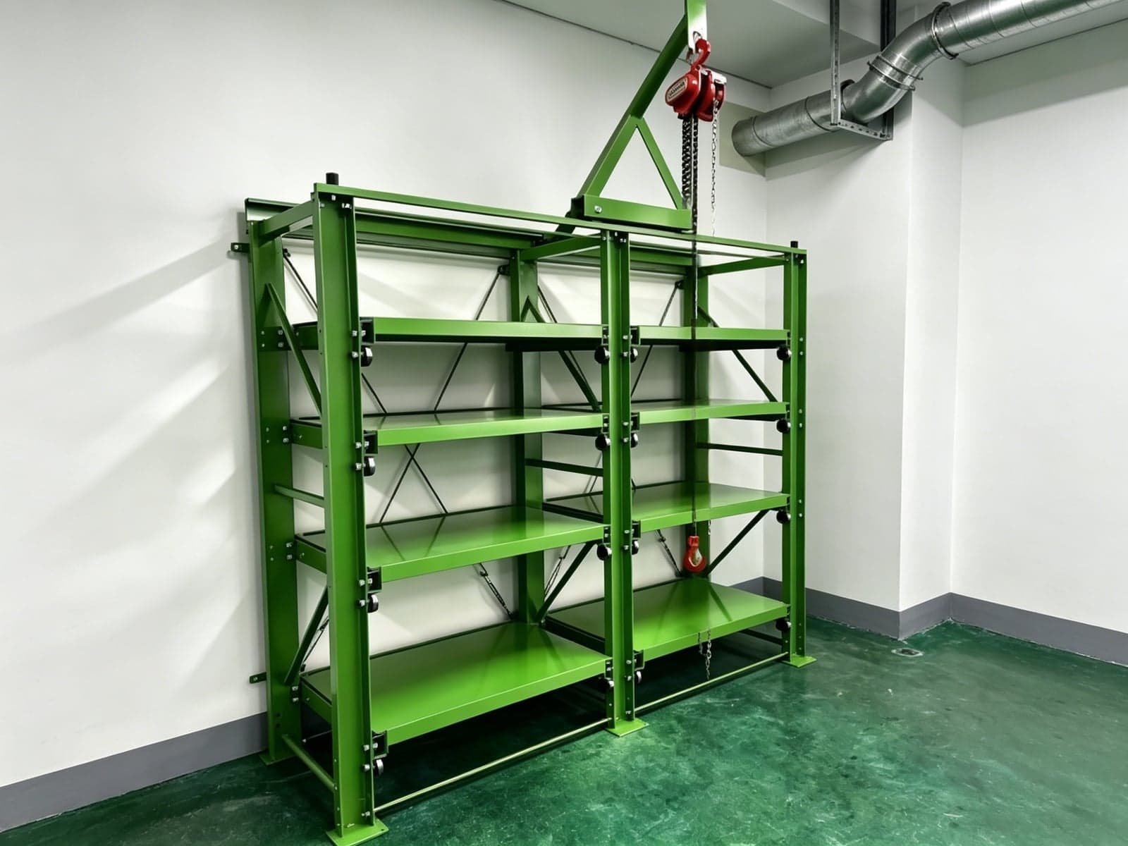 模具架與重型物料收納案例