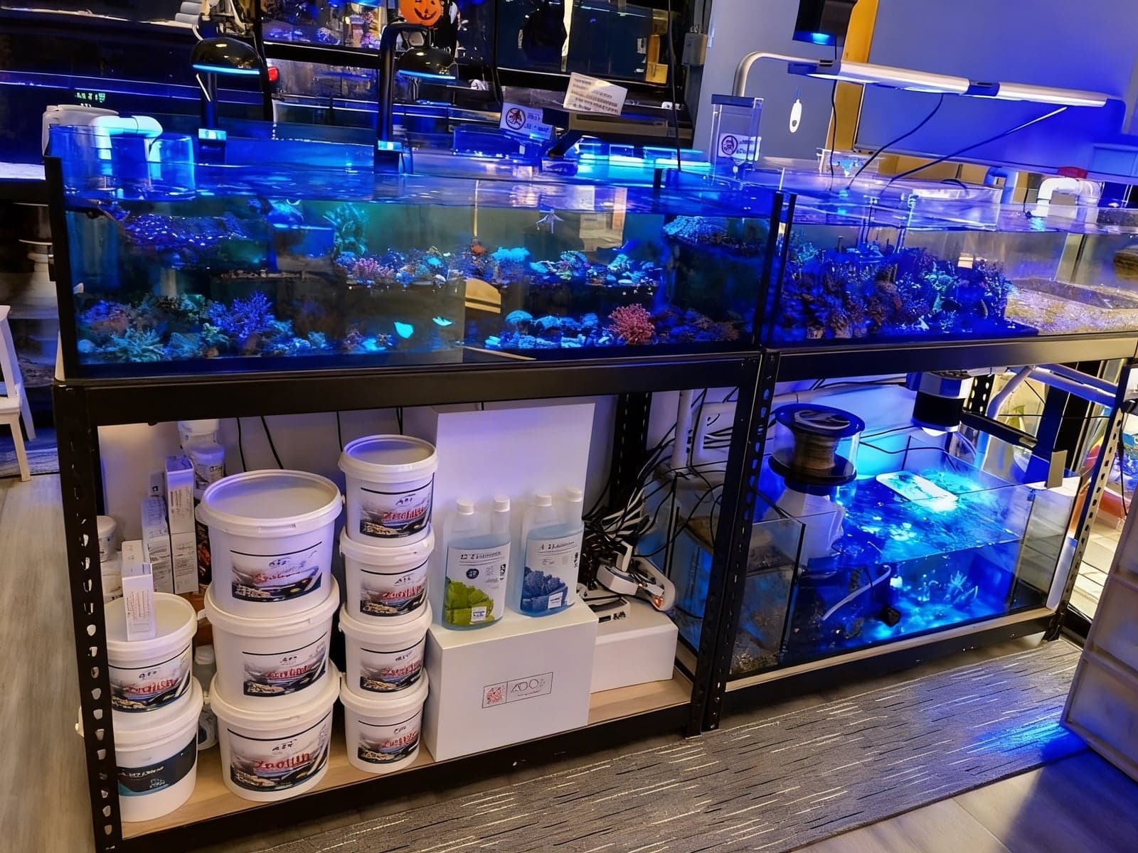 水族商品展示與收納架案例